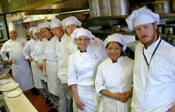 Summer quarter student w chef David Wynn.jpg